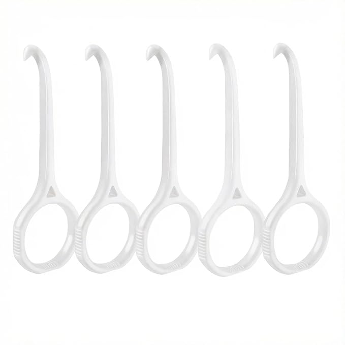 5PCS Aligner Removal Tool, Clear Aligner Remover Tools for Invisalign Removable Retainers, Aligners,Braces Removal Kit (5PCS White)