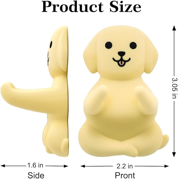 Dog Shower Razor Holder, Cute Dog Bathroom Decor, Cute Animal Razor Holder Gifts for Men Women Husband Wife, Couple Gifts for Boyfriend Girlfriend, Women Razor Bathroom Storage Gifts