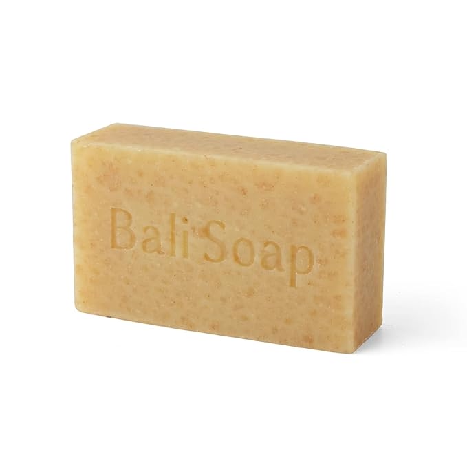 Bali Soap - Mango Natural Soap Bar for Men & Women - Vegan, Handmade, Exfoliating, Moisturizing - 3 Pack, 3.5 Oz Each
