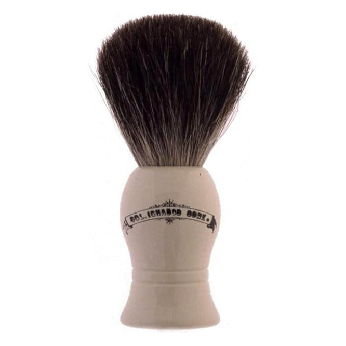 Colonel Ichabod Conk Standard Pure Badger Shave Brush with Cream Handle