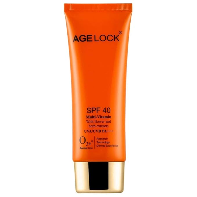 O3+ Agelock SPF 40 Multi-Vitamin with Flower and Herb Extracts (75gm)