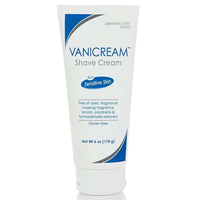 Vanicream Shave Cream for Sensitive Skin, 6oz, 3-Pack
