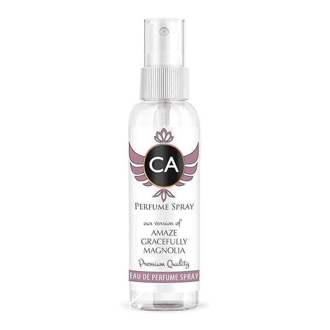 CA Perfume Eco Refill Impression of Amaze Gracefully Magnolia for Women Floral Fruity Long Lasting Fragrance Eau De Parfum 2 Fl Oz 60ml