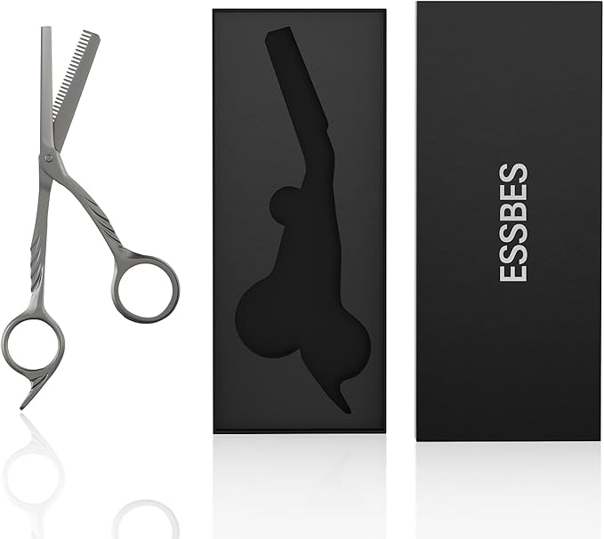 Beard Scissors with comb small mustache trimming eyebrow grooming kit