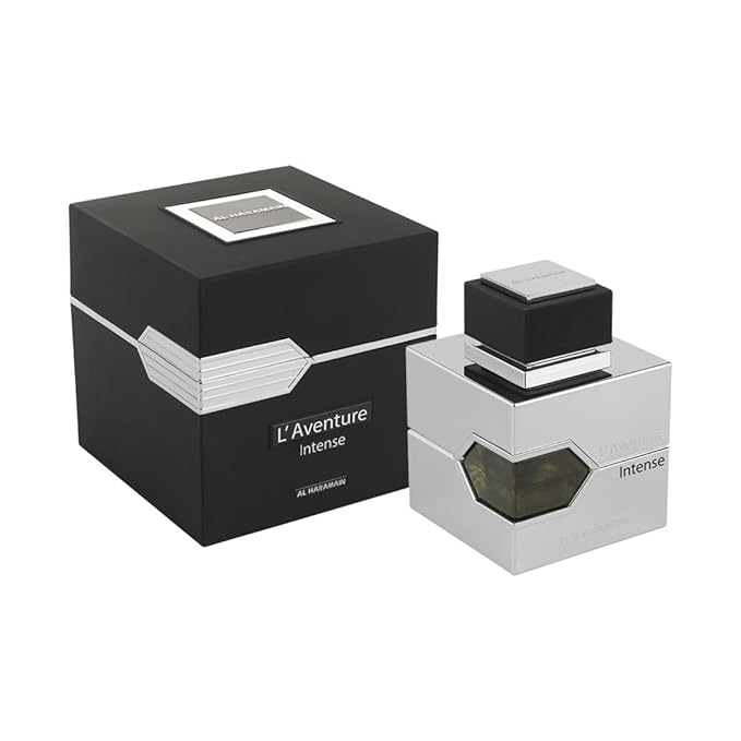 Al Haramain L'Aventure Intense for Men Eau de Parfum Spray, 3.4 Ounce