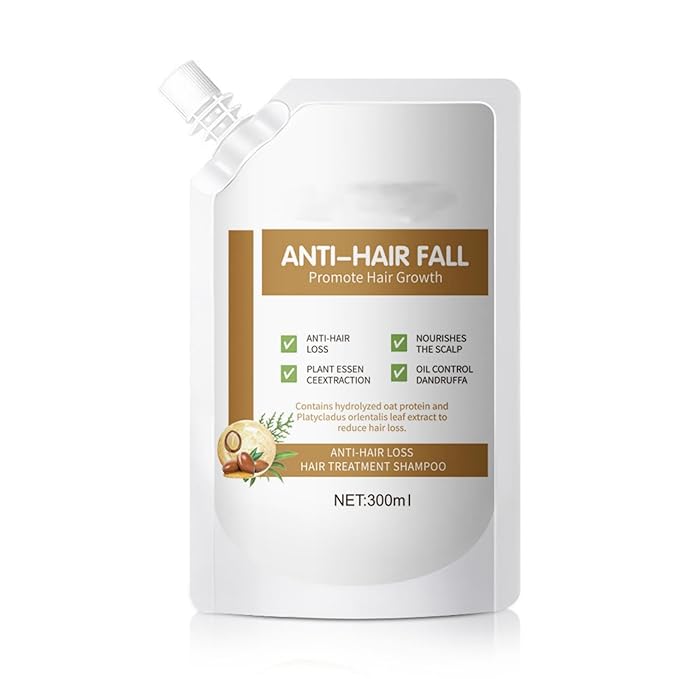 Anti-Hair Fall Hair Loss Shampoo 300ml/10.58 oz, Anti-Hair Fall Promote Hair Growth, Rich in Various Plant Extracts for Women Treatment, Volumizing and Moisturizing, All Types