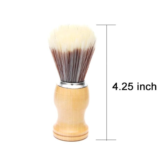 Shaving Brushes for Men with Wooden Handle Pure Hair Soft Face Cleaning Makeup Facial Razor Brush Shave Tools