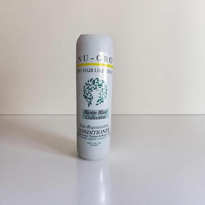 Nu-GRO Conditioner for Thinning or Balding Hair 100% Natural 12 oz