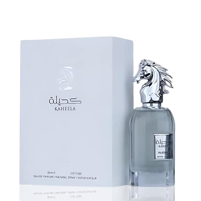 Paris Corner | Kaheela Platinum Eau De Parfum EDP 3.4 Fl Oz | Cologne for Men with Bergamot, Coconut & Tonka Bean | Sophisticated Flowery-Woodsy Scent | Elegant Gift for Him