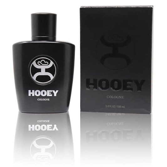 HOOEY Men's Cologne Spray - Clean & Fresh Scent with Notes of Bergamot, Lemon Oil, Leather, Sandalwood & Musk - Long-Lasting Cologne for Men - Travel Size Perfume for Confidence & Adventure (3.4 oz)