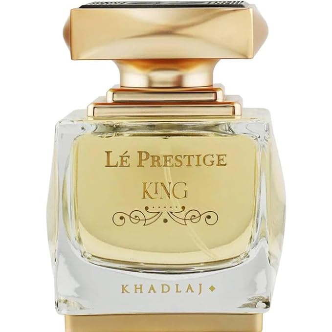 Khadlaj Le Prestige King Eau De Parfum Spray for Men, 3.4 Ounce