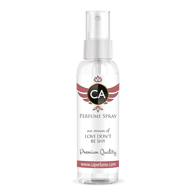 CA Perfume Eco Refill Impression of Love Don’t Be Shy For Women And Men Genderless Fragrance Eau de Parfum Spray Refillable Bottle 2 Fl Oz/60ml-X1