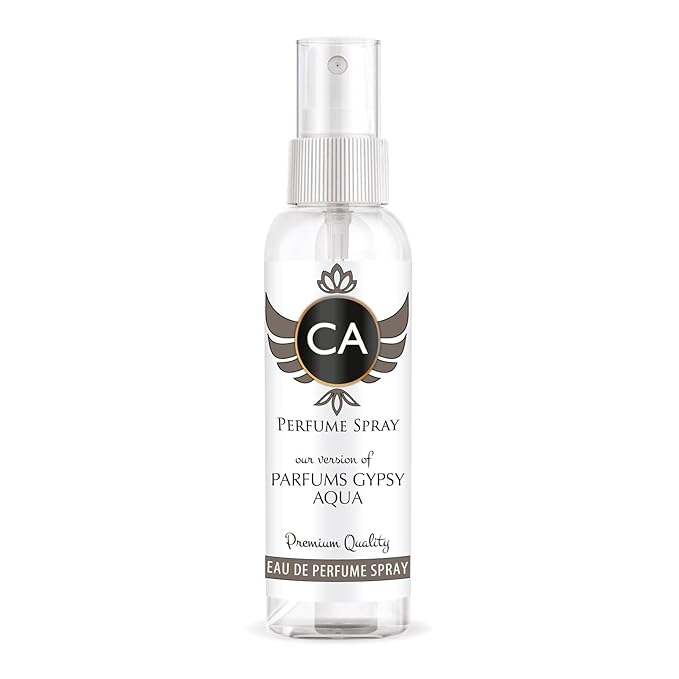 CA Perfume Eco Refill Impression of Parfums Gypsy Aqua for Unisex Woody Aromatic Long Lasting Fragrance Eau De Parfum 2 Fl Oz 60ml