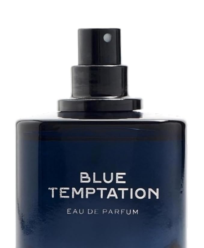 Zara Blue Temptation Men's Perfume EDP Eau De Parfum 60ML (2.3 fl. oz) Bold & Enigmatic Scent with Black Pepper, Lemon & Orange Blossom Warm Tonka Bean & Patchouli Base for a Fresh Fragrance