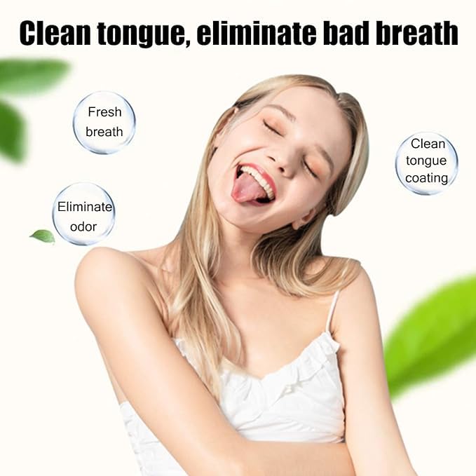 Tongue Cleaner, Tongue Scraper, Tongue Cleanser, Tongue Scraper, Tongue Scraper Cleaner, Helps Fight Bad Breath, Tongue Scrapers (Purple&Blue&Orange)