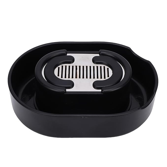 Shaver Rinser Efficient Manual Cleaner for Beard Shaving No Electricity Required Black Plastic 1pc for Men Women Home Use