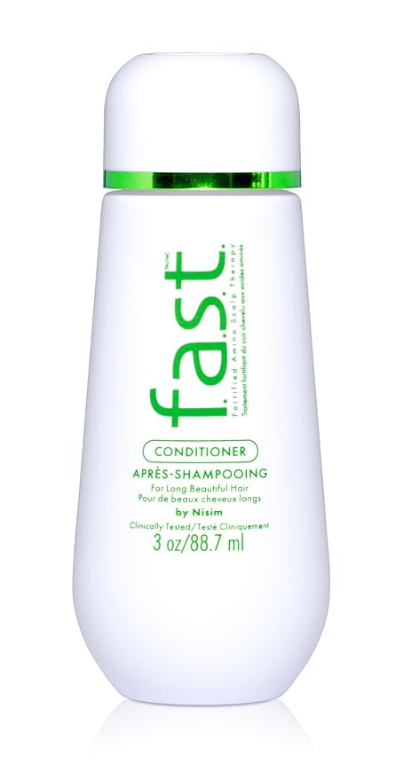 Nisim F.A.S.T. Fortified Amino Scalp Therapy Conditioner for Long Beautiful Hair, 3 oz (New Look - Same Formula)