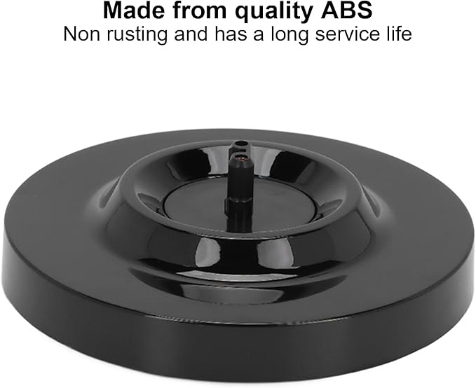 Universal Electric Shaver Charging Stand - Level Round Shape, Deep Design, Wide and Beautiful - Men's Shaver Charger Base in Black