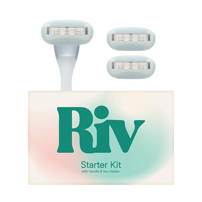 Riv Razor Starter Kit w/Handle and 2 Blades
