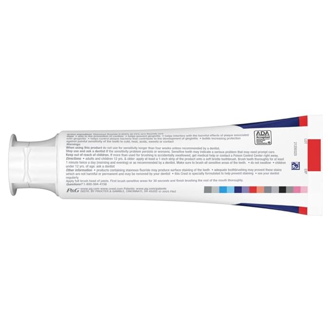 Crest Pro-Health Sensitive and Gum All Day Protection Toothpaste 4.8 oz- Anti cavity, Antibacterial Fluoride , Clinically Proven, Sensitivity