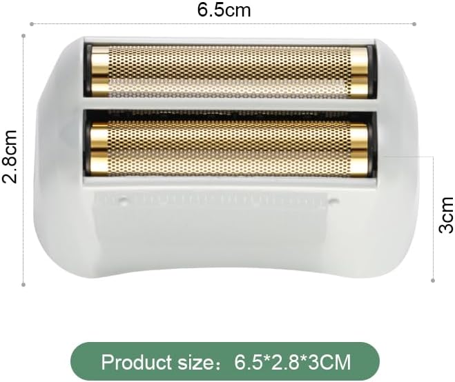 Shaver Replacement Foil and Cutters Compatible with andis 17200 and 17250 Shaver ProFoil Lithium Replacement Golden (2 Count)