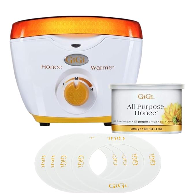 GiGi Hair Removal Wax Warmer, with All Purpose Honee, for 14 oz Wax Cans