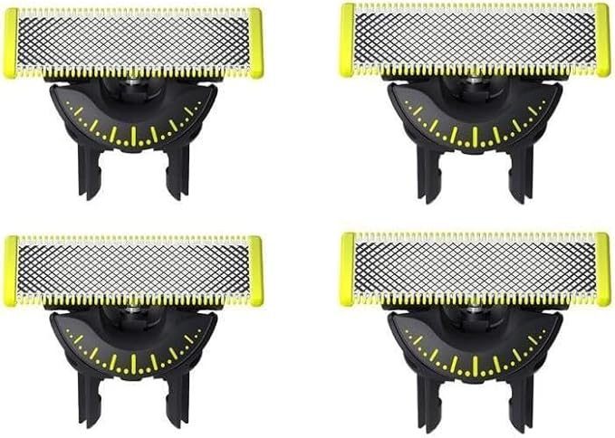 Philips OneBlade 360 Replacement Blades, for OneBlade Electric Shaver and Trimmer, 4 Pack, Model QP440/50