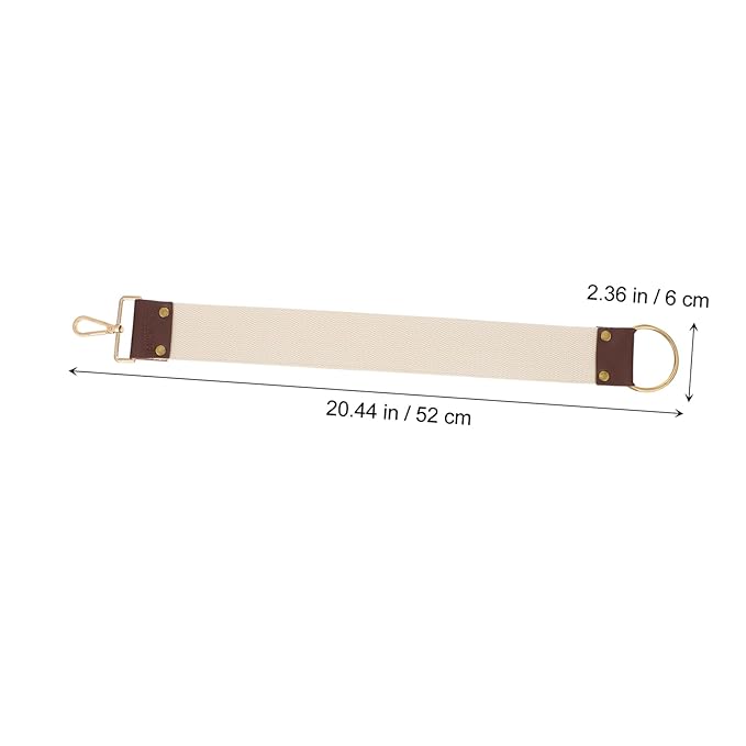 Professional Razor Strop Sharpening Strap Double Layer Canvas Barber Strop for Precise Shaving Suitable for Men Women for Home or Professional Use