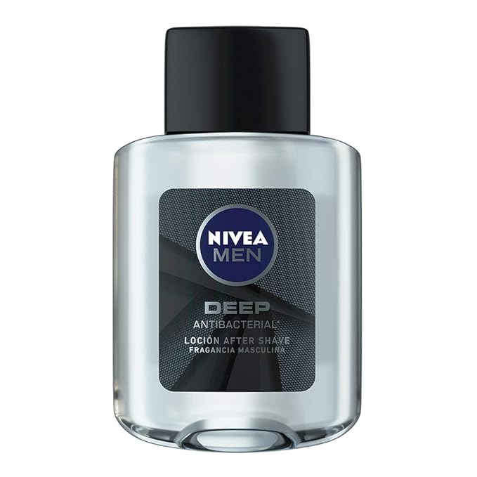 NIVEA Men, Deep, Refreshing & Hydrating After Shave, Vanilla & Bourbon, 3.3 fl oz (100 ml)