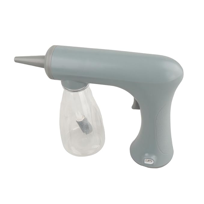 Foam Machine Professional Hot Lather Machine Cold and Hot Perm Convenient Reusable Lather Maker Charging for Salon Household, gray