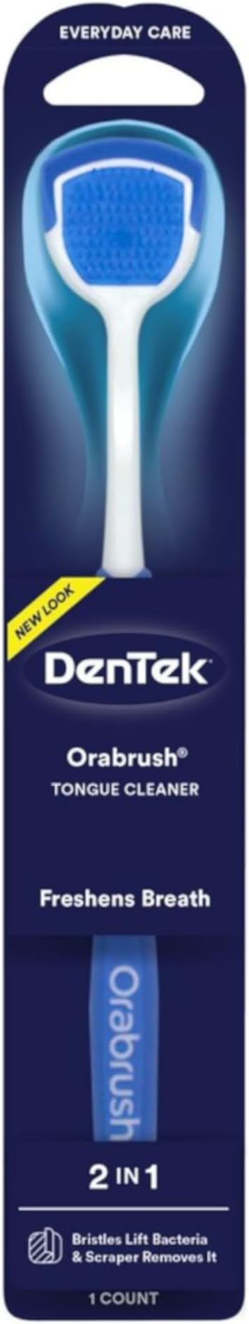 Dentek Orabrush Tongue Cleaner (Colors May Vary) Pack of 6