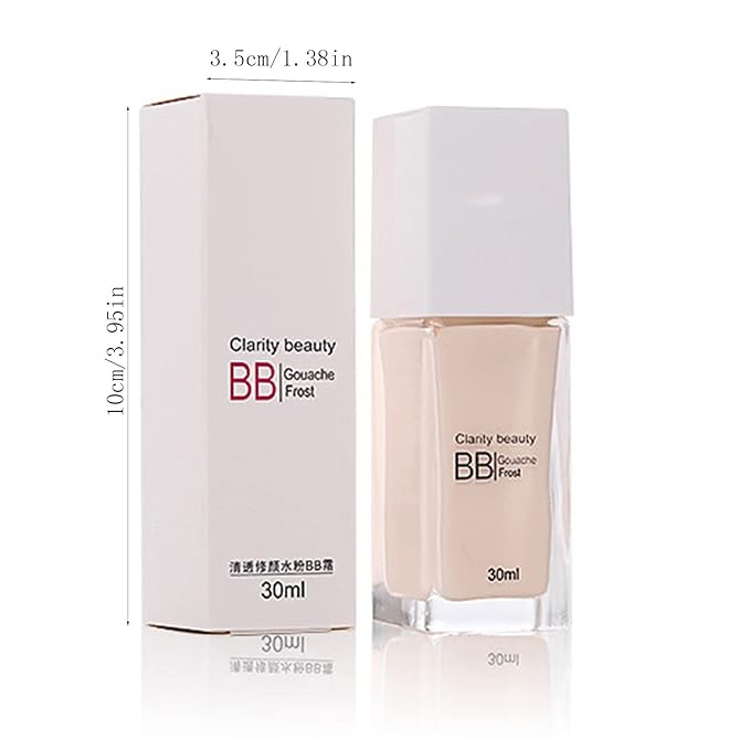 Long Lasting Moisturizing BB Cream, Skin Friendly Oil Control Liquid Natural, Hyaluronic Acid Moisturizing Cream, (B)