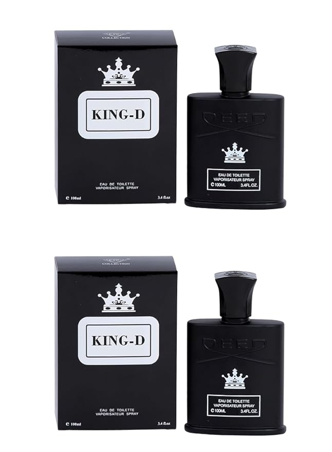 EBC-Collection, KING-D BLACK Perfume for Men, 2 pack, 6.8oz/200ml