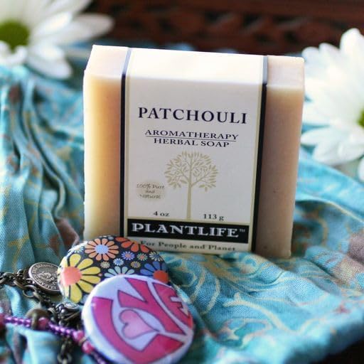 Plantlife Frankincense & Patchouli Bar Soap Bundle of 2 - Moisturizing and Soothing Soap for Your Skin - Hand Crafted Using Plant-Based Ingredients - Made in California 4oz Bar