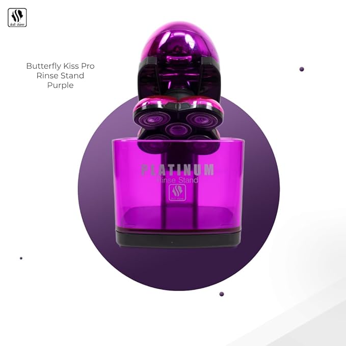 SKULL SHAVER Butterfly platinum rinse stand - Purple
