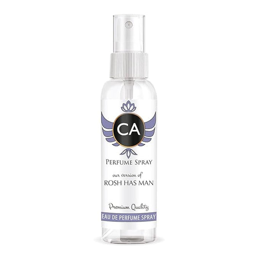 CA Perfume Eco Refill Impression of Rosh has Man for Men Woody Spicy Long Lasting Fragrance Eau De Parfum 2 Fl Oz 60ml