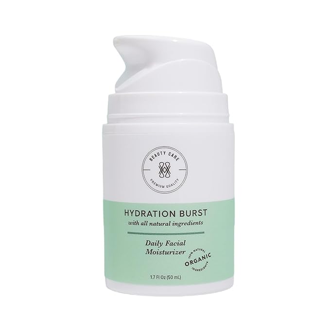 Measurable Difference Hydration Burst All-Natural Facial Moisturizer, 1oz - Daily Cream for Face Providing Hydration for All Skin Types