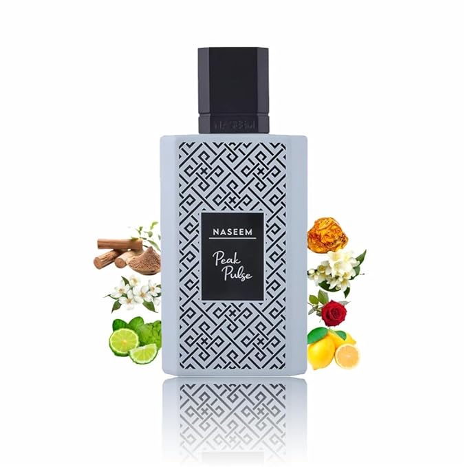 Naseem Peak Pulse Aqua Parfum 50ml | Luxury Perfume For Men | Prestige Collection | Long-Lasting Fragrance | Alcohol-Free Eau De Parfum