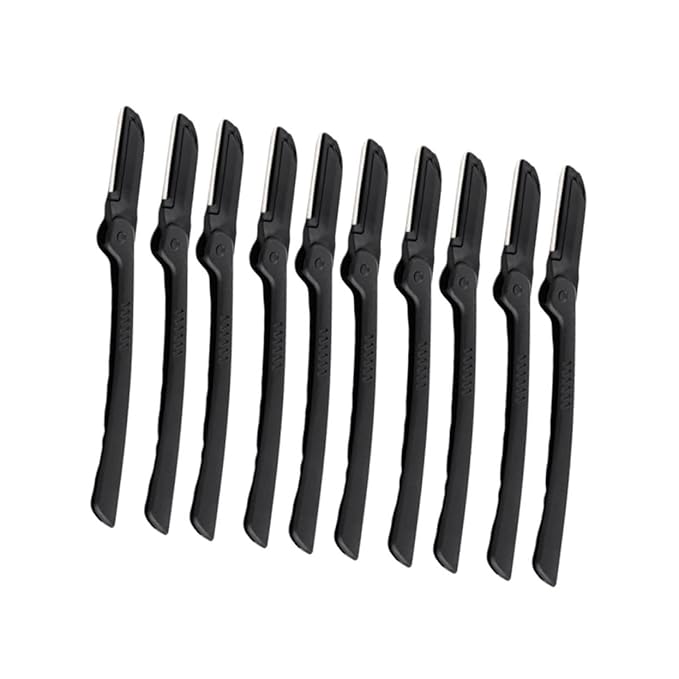 10pcs Portable Eyebrow Trimmer Eyebrow for Precise Grooming Travel-friendly Makeup Tool for Use