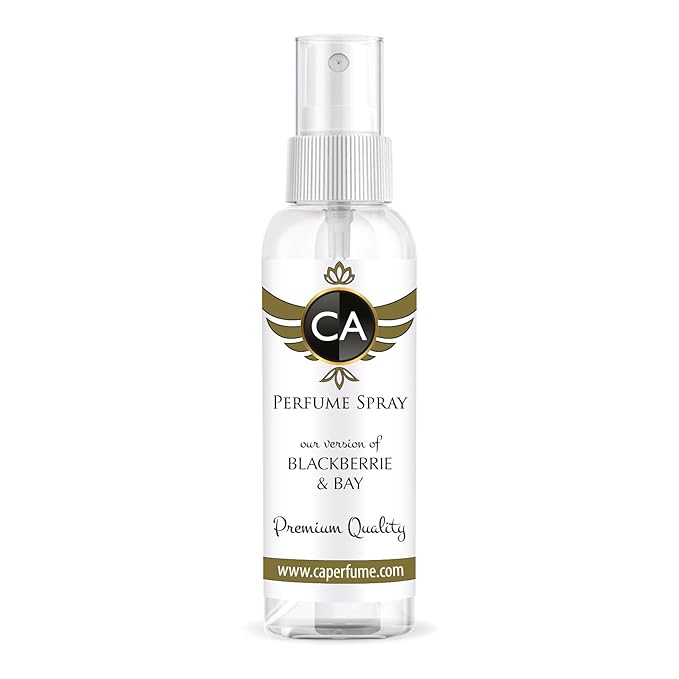 CA Perfume Eco Refill Impression of Blackberrie & Bay For Women EDP Perfume Concentrated Long Lasting Eau de Parfum Spray Refillable Atomizer Bottle 2 Fl Oz/60ml-X1