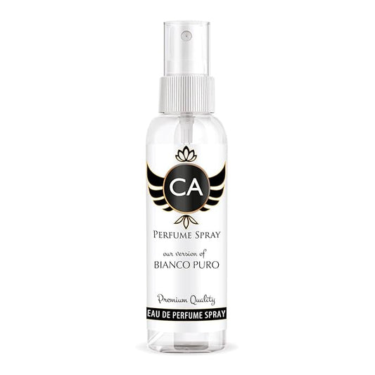 CA Perfume Eco Refill Impression of Bianco Puro for Unisex Floral Fruity Long Lasting Fragrance Eau De Parfum 2 Fl Oz 60ml