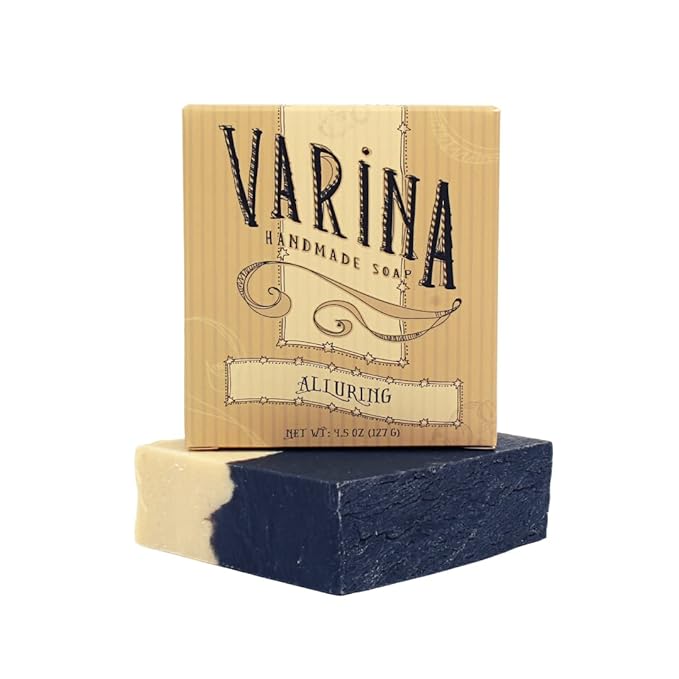 Natural Alluring Bar Soap - Gentle Cleansing for Sensitive Skin, Floral - 3 Pack