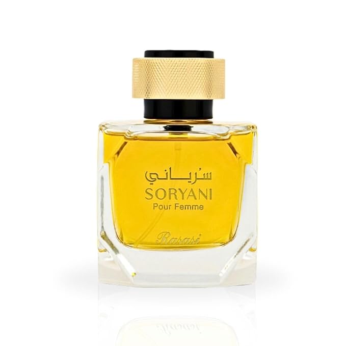 RASASI Soryani Eau De Parfum For Women Spray - 100ML (3.38 OZ) Arabian Perfume - Refreshing, Citrusy, Musky and Floral Fragrance - Luxurious Feminine Scent