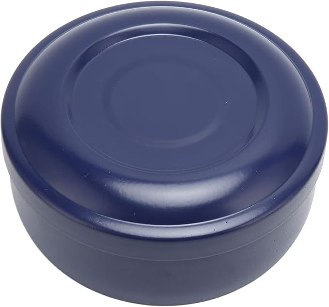 Brrnoo Men Shaving Soap Bowl with Lid, Shaving Bowl for Shaving Cream, Wet Shaving Kit Addition, Dark Blue Shaving Soap Cream Bar with Cover