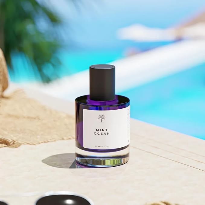 Eternal perfume oils | Exquisite Scents Inspired by Iconic Fragrances | Long-Lasting - Perfume Oils for Women & Men (Mint Ocean)