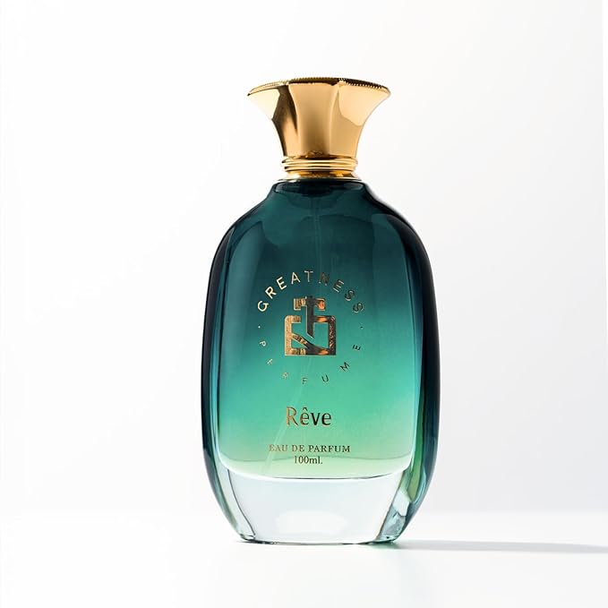 Greatness Reve Eau de Parfum - Unisex Perfume Bold and Nostalgic Scent - Long Lasting Perfume for Men and Women - Bergamot, Passion Fruit, Jasmine, Caramel, Patchouli - 100 ml