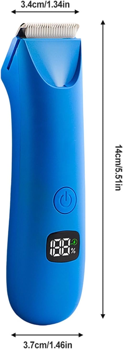 Body Trimmer for Men - Advanced Sensitive Skin Safe Blade, Professional Precision Shaving Machine, LED Battery Indicator, Ergonomic Handling Unit | for Manscaping Underarm Leg Hair Removal Device