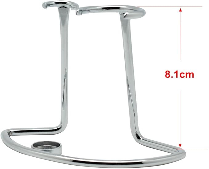 Stainless Steel Shaving Brush Stand and Shaving Razor Holder Brush Bowl