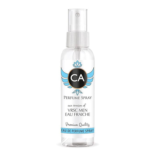 CA Perfume Eco Refill Impression of Vrsc Men Eau Fraiche Woody Aquatic Long Lasting Fragrance Eau De Parfum 2 Fl Oz 60ml