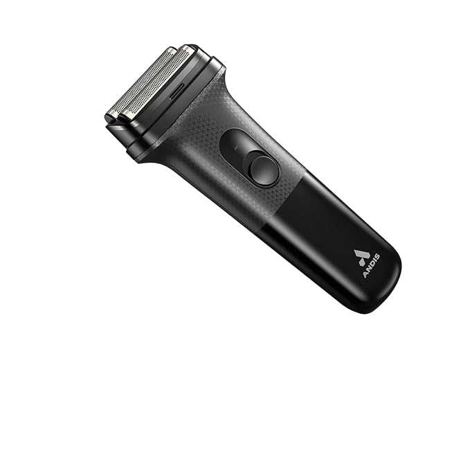 Andis 17480 Inform Lithium-Ion Electric Foil Shaver with Sensitive Skin Foil Head, Rechargeable, 10,000 SPM, Includes Blade Brush, Black
